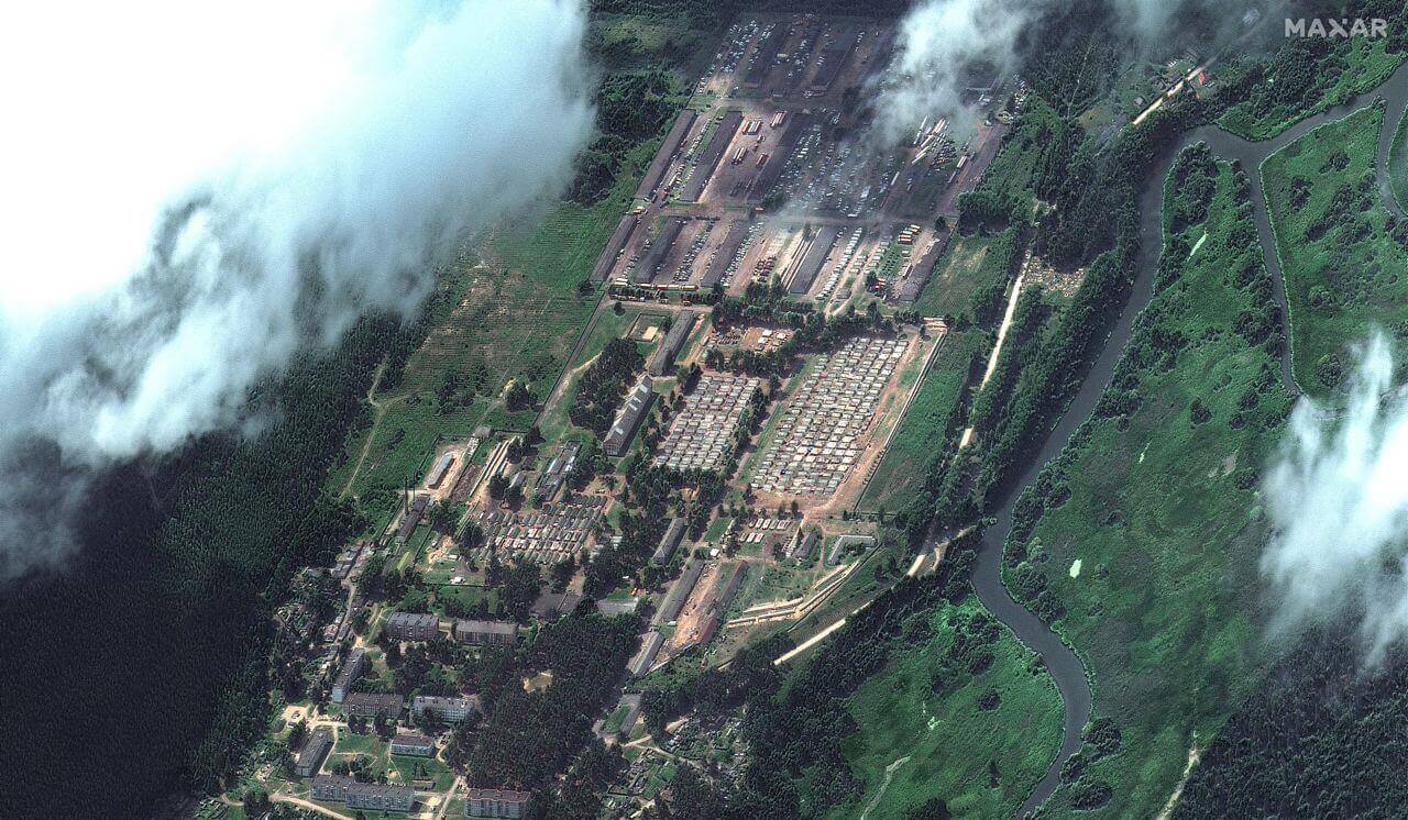 Fresh satellite images of the PMC Wagner camp
