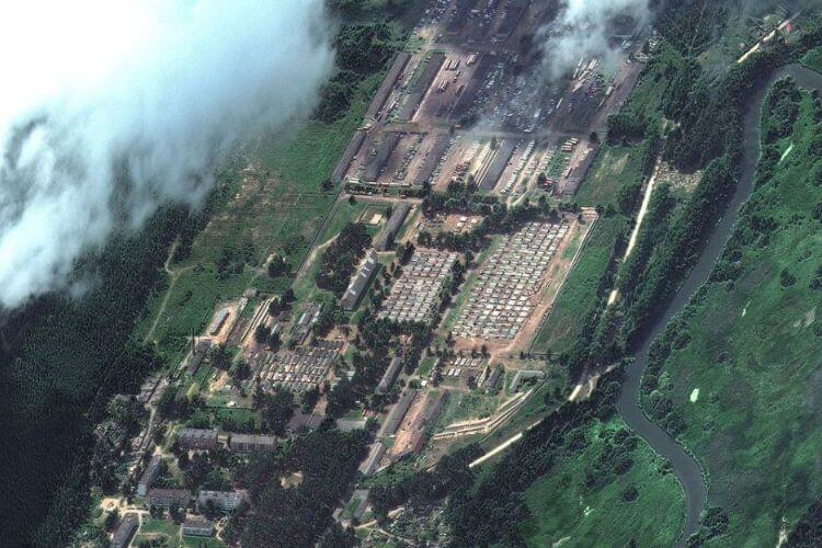 Fresh satellite images of the PMC Wagner camp near Asipovichy appeared