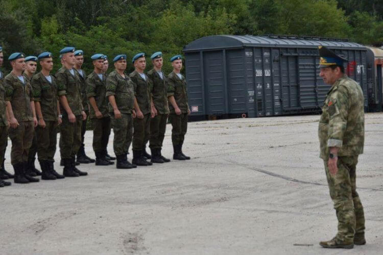 Another military cargo train of the Russian Armed Forces arrived in Belarus to participate in the CSTO drills