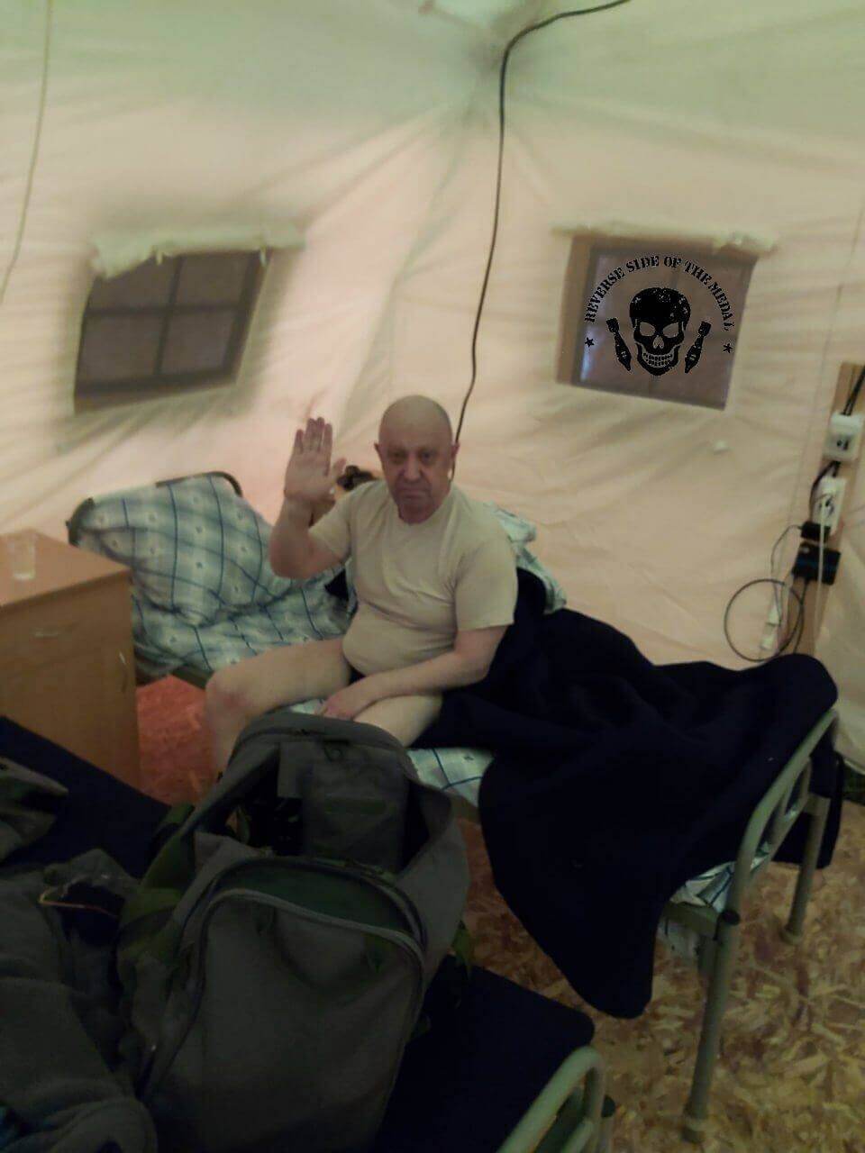 Prigozhin spent night in a camp near Asipovichy?