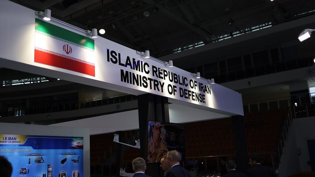 Iran's booth at MILEX-2023