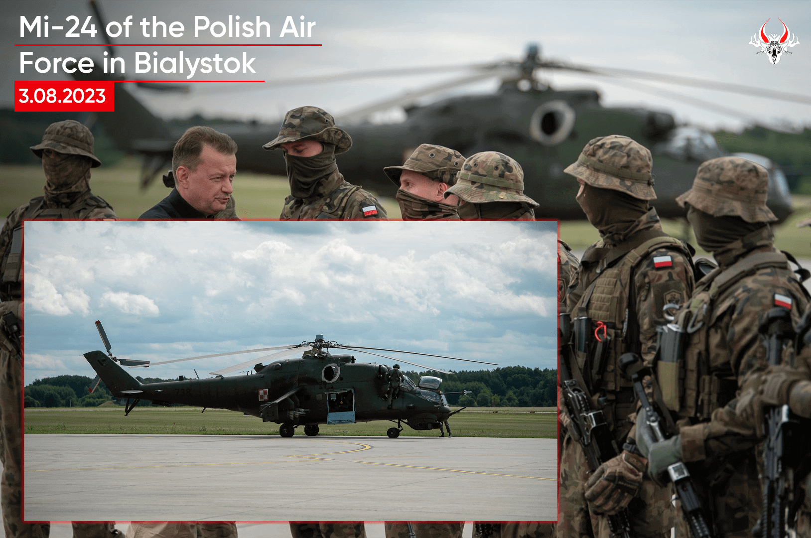 Mi-24 of the Polish Air Force in Bialystok