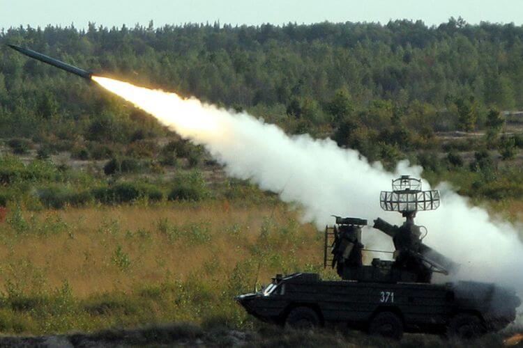 Drills with launches from the Osa-AKM SAM system are held at the training ground near Slonim