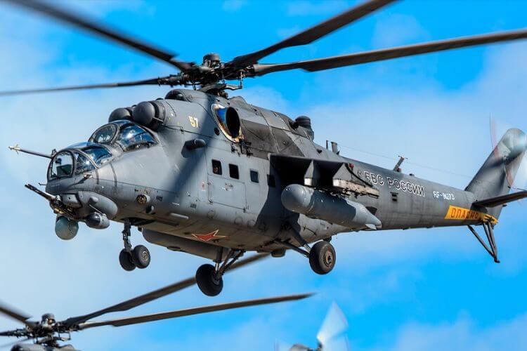 The first batch of Mi-35 helicopters of the Belarusian Air Force arrived in Belarus