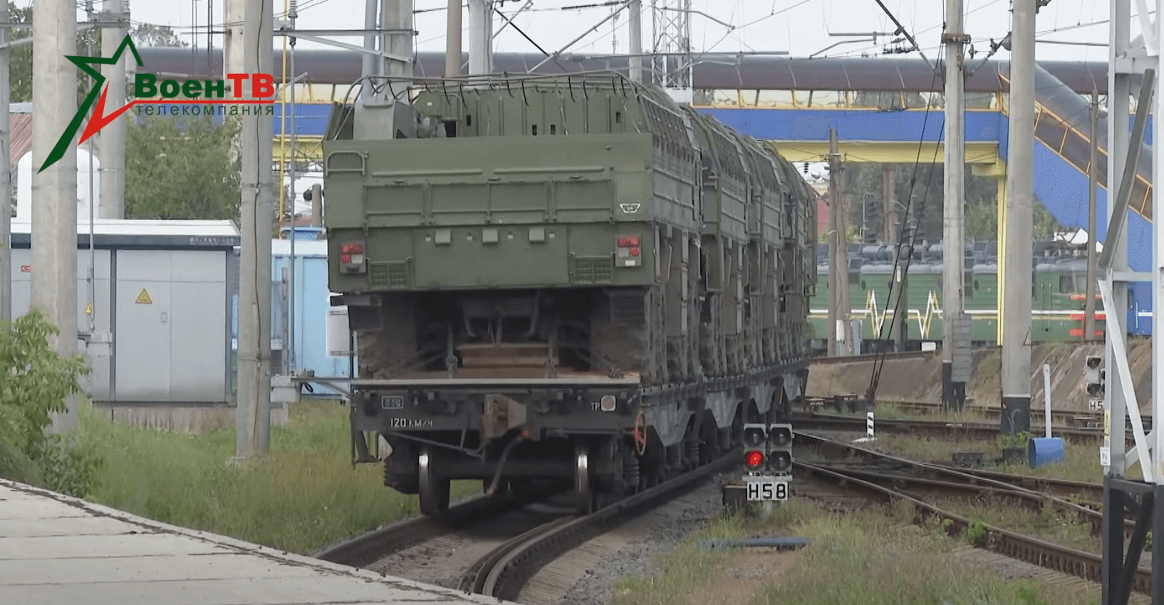 Arrival of the second batch of Iskander-M missile systems in Belarus. 