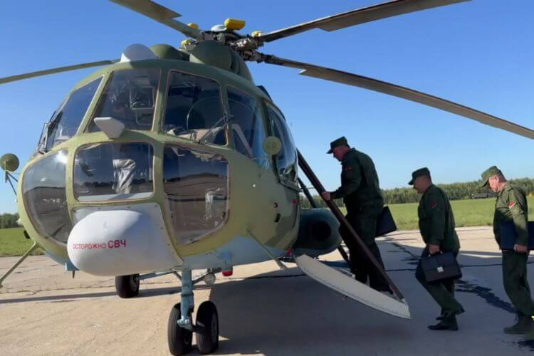 The runway is being repaired at Machulishchy airfield