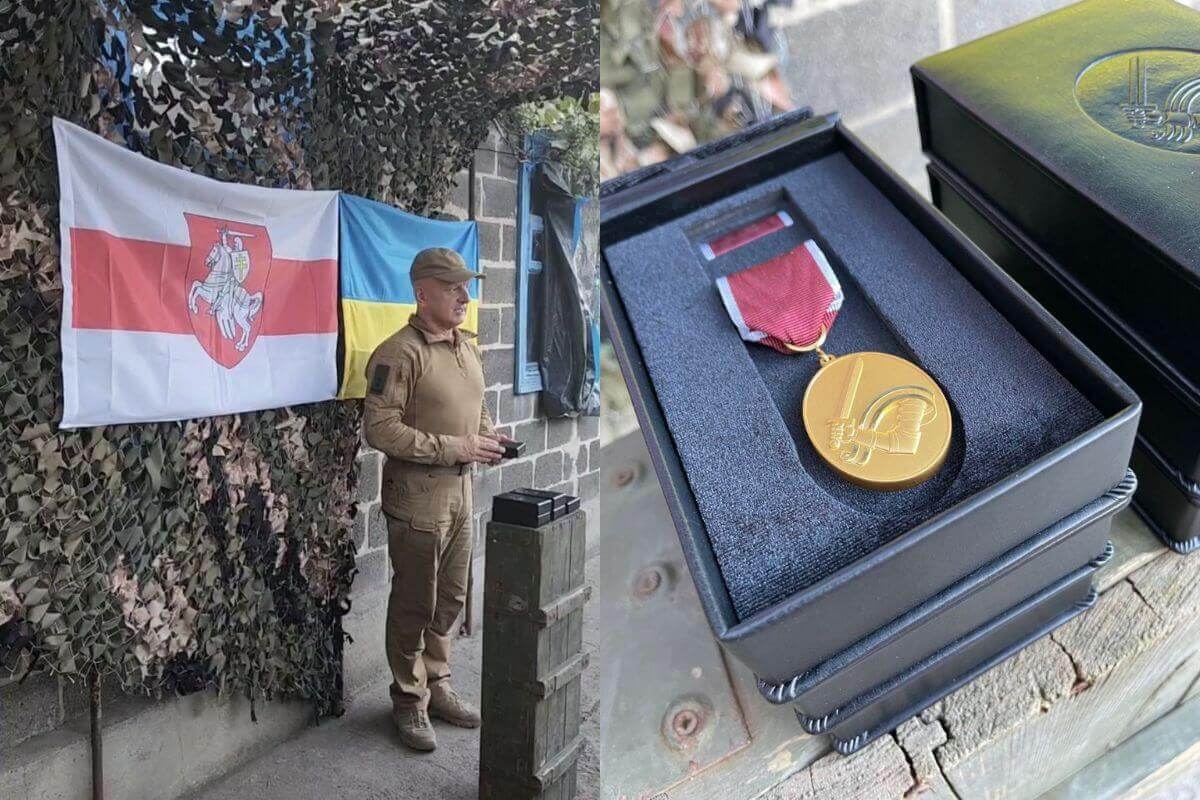 Belarusian paratroopers in Ukraine were awarded medals of the BNR