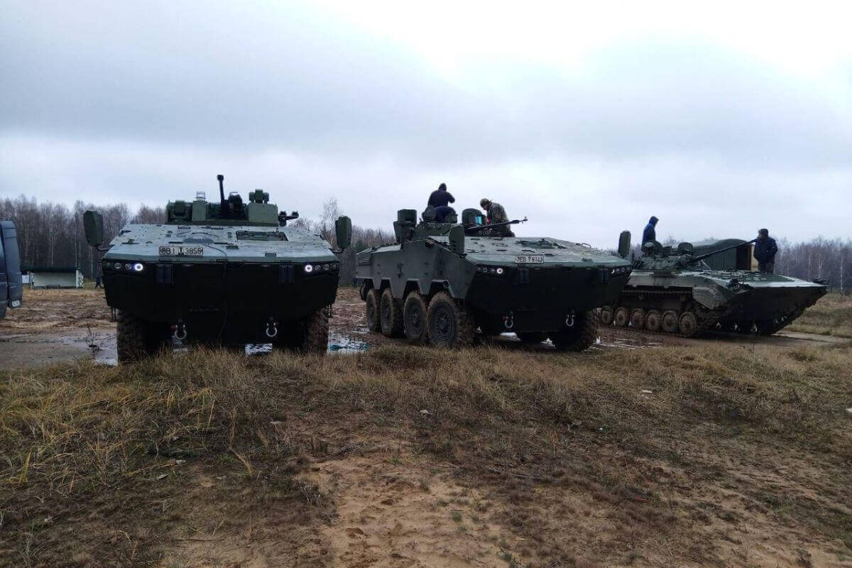 A new Belarusian armored personnel carrier is being tested