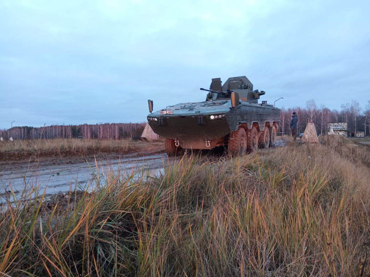 Volat-V2 APC during the tests. 