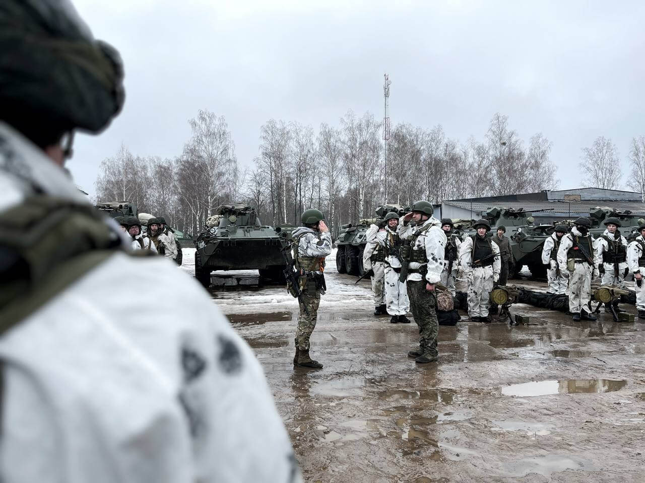 Review of military events in Belarus on February 5-11