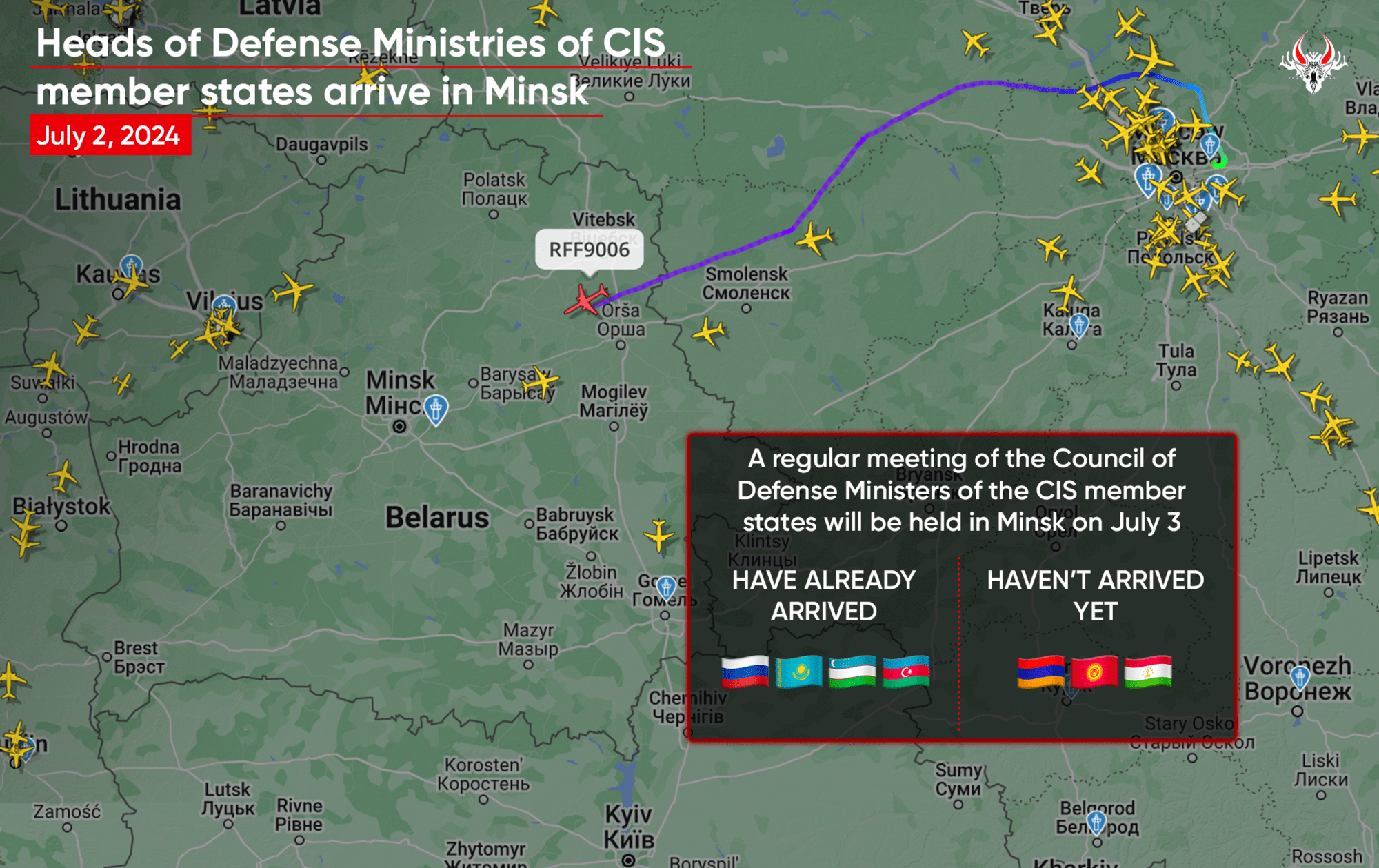 The Russian Defense Minister arrived in Belarus again The Russian Defense Minister arrived in Belarus again