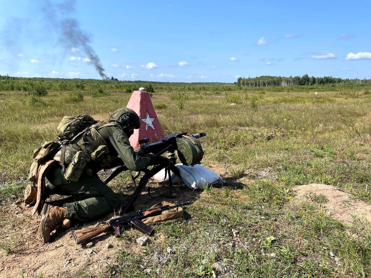 Firearms training with the mechanized battalion of the 11th Mechanized Brigade, August 2024