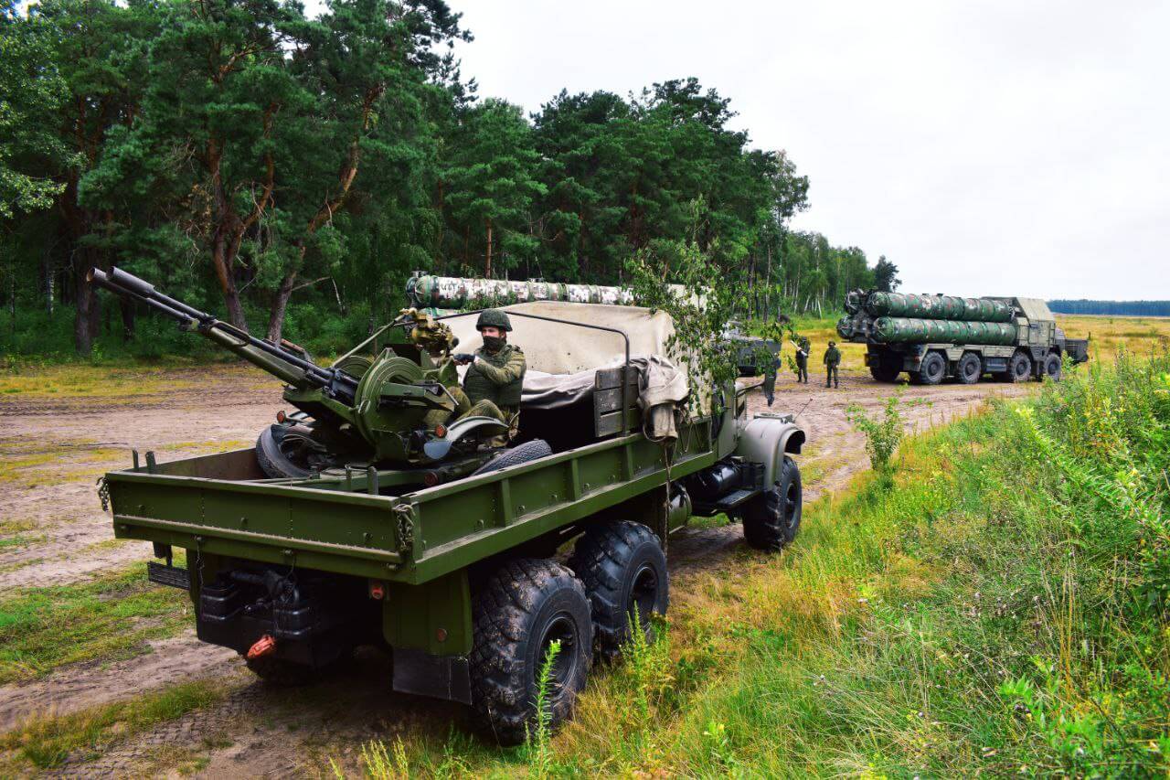 Redeployment of units of the Belarusian Armed Forces to Homiel region ...