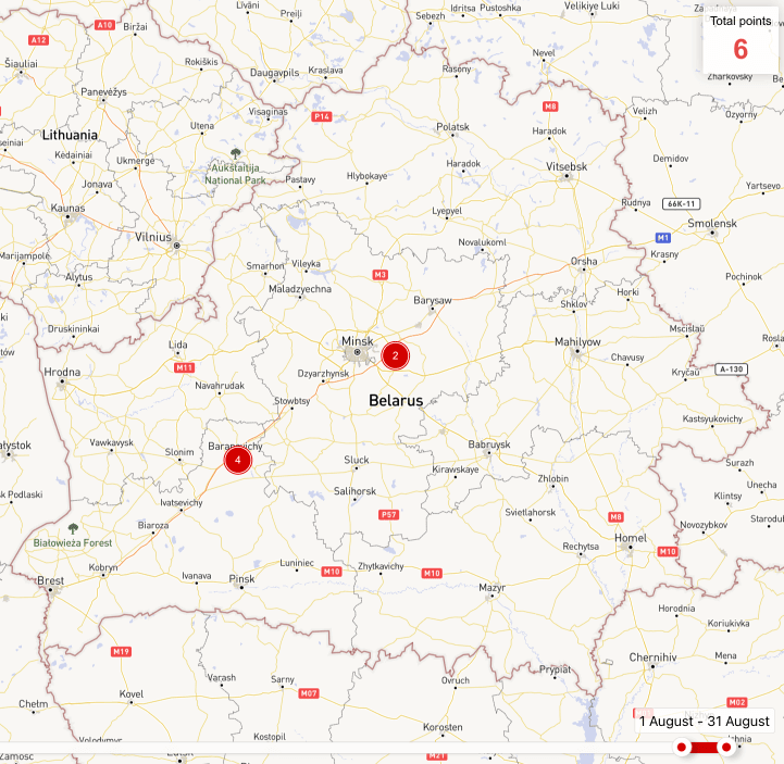 Activity of the Russian Aerospace Forces in August Activity of the Russian Aerospace Forces in August