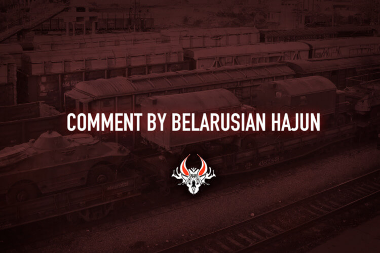 What is known about the redeployment of military equipment with the “B” symbol to the border area? Commentary by Belarusian Hajun
