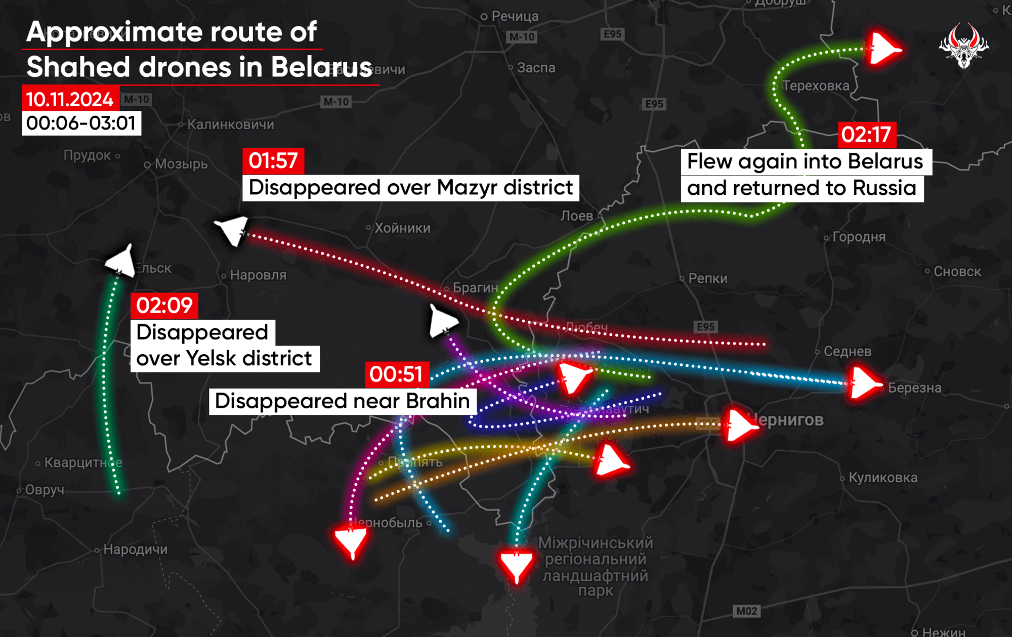 Review of military events in Belarus on November 4-10