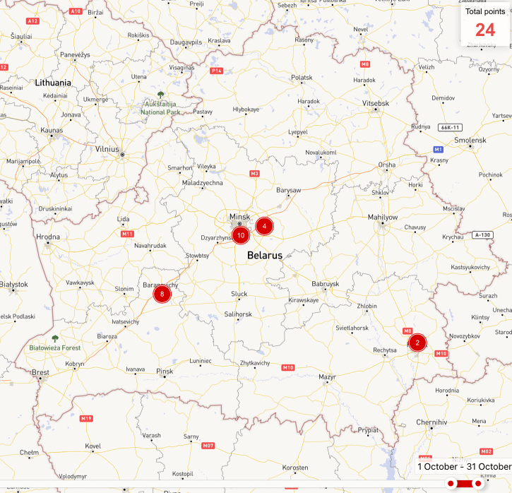 Activity of the Russian Aerospace Forces in October Activity of the Russian Aerospace Forces in October