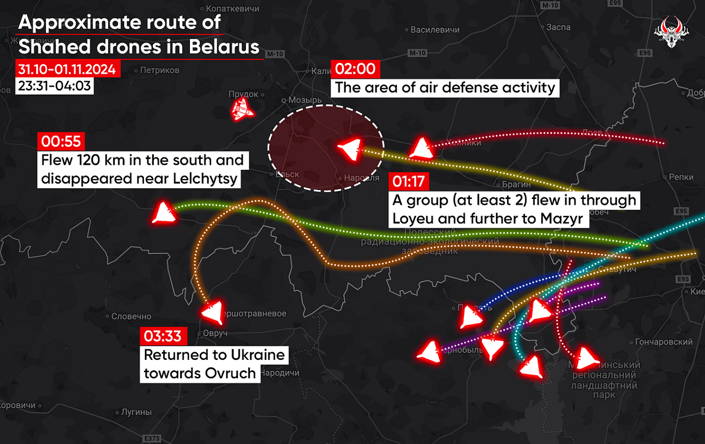 Review of military events in Belarus on October 28 – November 3